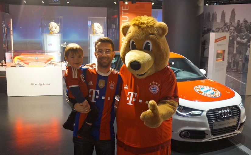 Familiensonntag in der FC Bayern Erlebniswelt